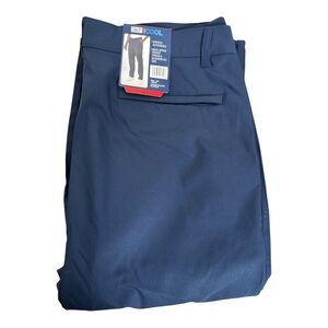 32 Degrees Cool‎ Men’s Stretch Pants Blue Back Zipper Pocket Size 34x32